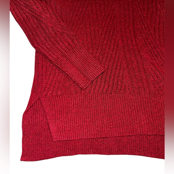 Small Dark Red Women’s Simply Vera Vera Wang Soft Sweater - Picture 3 of 4
